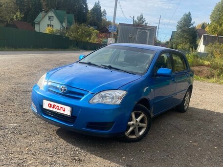 2006 Toyota Corolla IX (E120, E130) Рестайлинг, синий, вид 1