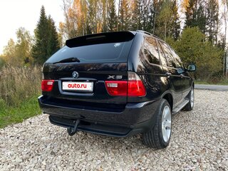 2005 BMW X5 3.0d I (E53) Рестайлинг, чёрный, 1400000 рублей, вид 5