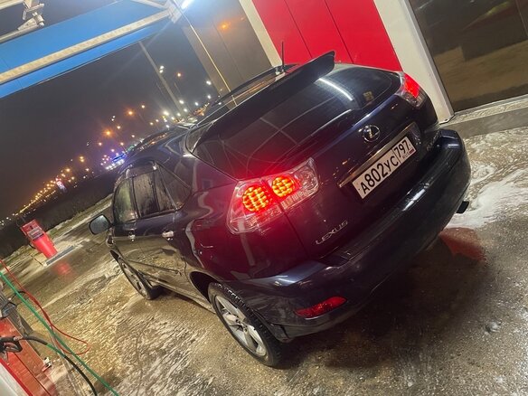 2007 Lexus RX 400h II Рестайлинг, синий, 1850000 рублей - вид 4