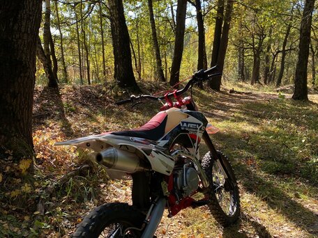2022 Wels CRF 125, красный, 90000 рублей, вид 1