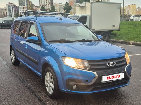 2021 Lada (ВАЗ) Largus I Рестайлинг, синий, 850000 рублей, вид 2