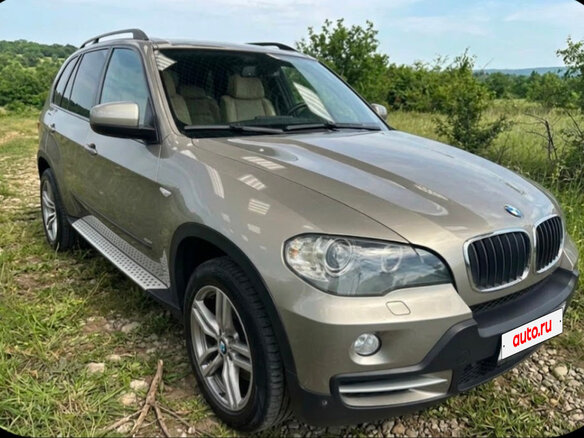 2008 BMW X5 48i II (E70), бежевый, 1600000 рублей - вид 2