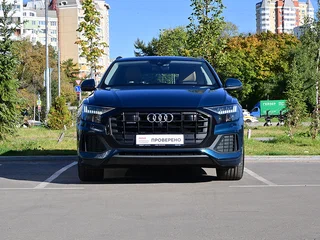2020 Audi Q8 45 TDI I (4M), синий, 6370000 рублей, вид 2