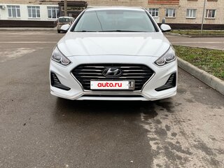 2019 Hyundai Sonata VII (LF) Рестайлинг, белый, 1899000 рублей, вид 1