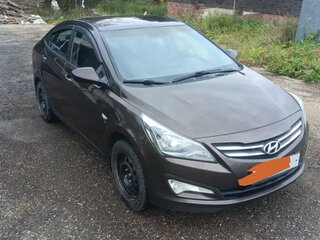 2016 Hyundai Solaris I Рестайлинг, коричневый, 930000 рублей, вид 1