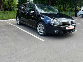 2008 Volkswagen Golf VI, чёрный, 635000 рублей, вид 2