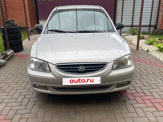 2008 Hyundai Accent ТагАЗ II, серебристый, 450000 рублей, вид 3