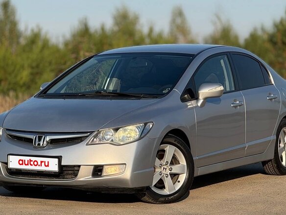 2007 Honda Civic VIII, серебристый, 749000 рублей