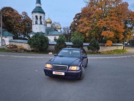 1999 Mercedes-Benz C-Класс 220 I (W202) Рестайлинг, синий, 230000 рублей, вид 2