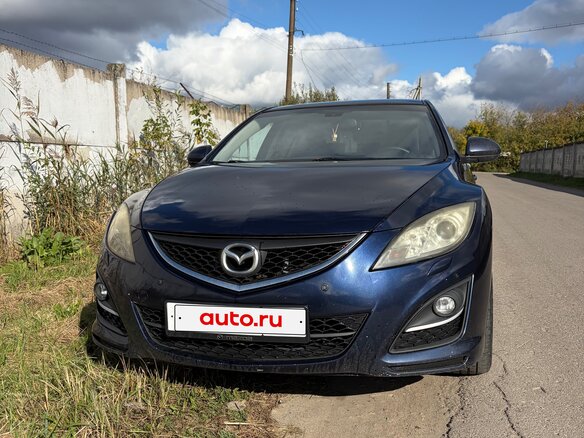 2011 Mazda 6 II (GH) Рестайлинг, синий, 790000 рублей - вид 2