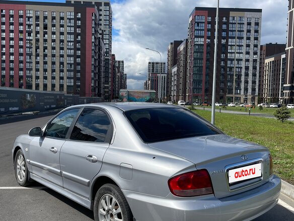 2007 Hyundai Sonata ТагАЗ IV (EF) Рестайлинг, серый, 459000 рублей - вид 5