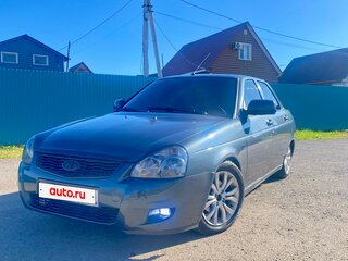2014 Lada (ВАЗ) Priora I Рестайлинг, серый, 380000 рублей, вид 1