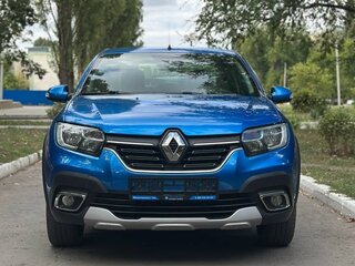 2019 Renault Logan Stepway II Рестайлинг, синий, 1230000 рублей, вид 2