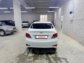 2015 Hyundai Solaris I Рестайлинг, белый, 539000 рублей, вид 4
