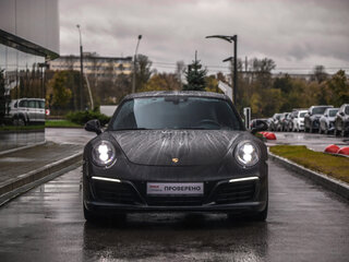 2016 Porsche 911 Carrera 4 VII (991) Рестайлинг, чёрный, 6920100 рублей, вид 4