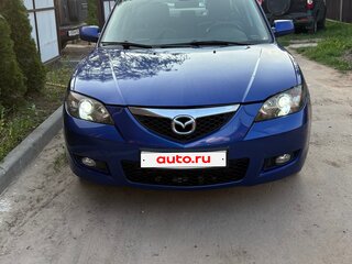 2008 Mazda 3 I (BK) Рестайлинг, синий, 480000 рублей, вид 3
