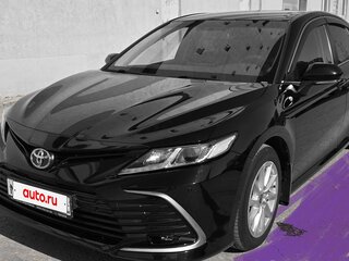 2021 Toyota Camry VIII (XV70) Рестайлинг, чёрный, 2400000 рублей, вид 4