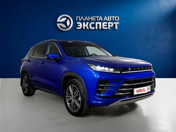 2022 Exeed LX I Рестайлинг, синий, 1840000 рублей - вид 2