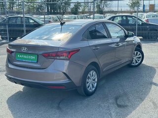 2020 Hyundai Solaris II Рестайлинг, коричневый, 1350000 рублей, вид 2