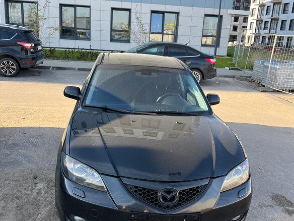 2007 Mazda 3 I (BK) Рестайлинг, чёрный, 550000 рублей - вид 1