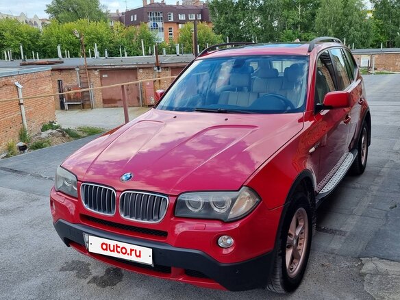 2007 BMW X3 30i I (E83) Рестайлинг, красный, 1269000 рублей - вид 5