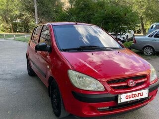 2007 Hyundai Getz I Рестайлинг, красный, 400000 рублей, вид 4