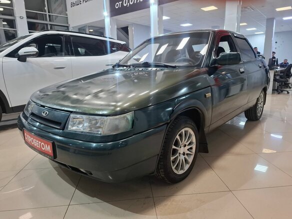 2002 Lada (ВАЗ) 2110, зелёный, 89000 рублей - вид 7