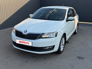 2017 Skoda Rapid I Рестайлинг, белый, 1350000 рублей, вид 1