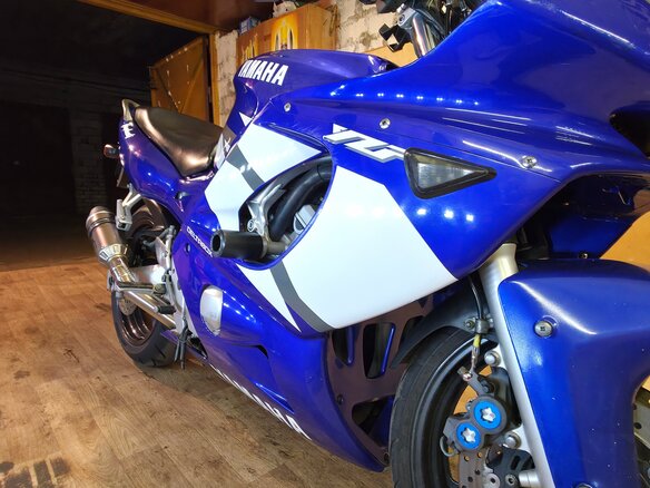 2002 Yamaha YZF600R Thundercat, синий, 299999 рублей