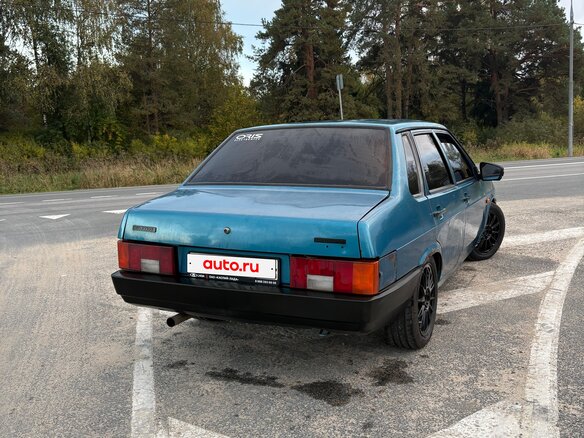 1997 Lada (ВАЗ) 21099, синий, 220000 рублей - вид 5