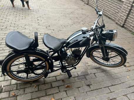 1950 DKW RT 125, чёрный, 580000 рублей, вид 2