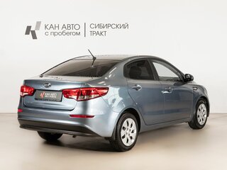 2016 Kia Rio III Рестайлинг, голубой, 924854 рублей, вид 3