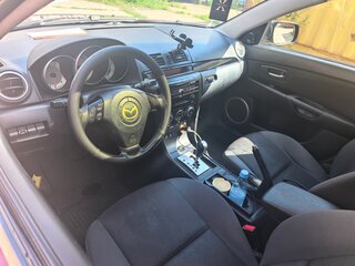 2008 Mazda 3 I (BK) Рестайлинг, красный, 410000 рублей, вид 4