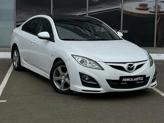 2011 Mazda 6 II (GH) Рестайлинг, белый, 850000 рублей, вид 4