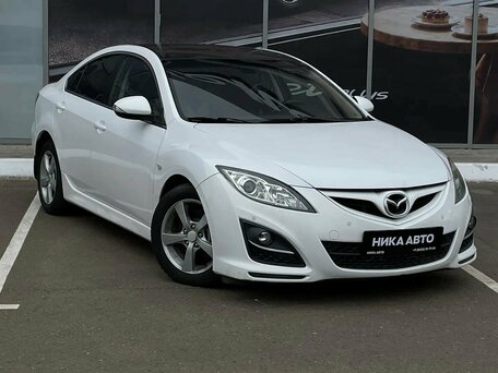 2011 Mazda 6 II (GH) Рестайлинг, белый, 765000 рублей, вид 4