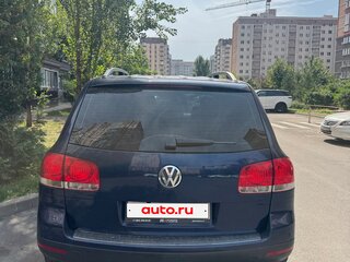 2005 Volkswagen Touareg I, синий, 1100000 рублей, вид 4
