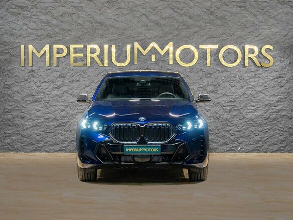2026 BMW X6 40i III (G06) Рестайлинг, синий, 16590000 рублей - вид 1