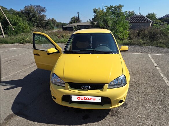 2011 Lada (ВАЗ) Kalina Sport I, жёлтый, 380000 рублей - вид 1