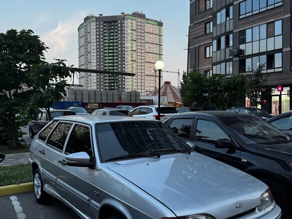 2007 Lada (ВАЗ) 2114, серебристый, 185000 рублей - вид 4