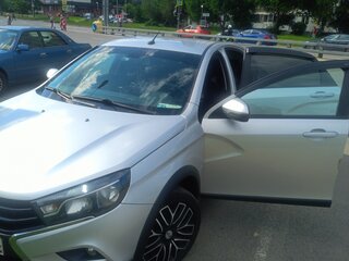 2019 Lada (ВАЗ) Vesta Cross I, серебристый, 880000 рублей, вид 2