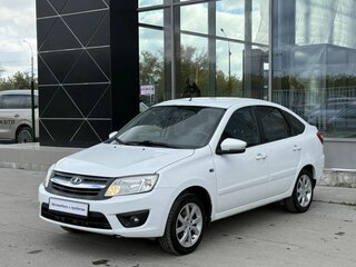 2015 Lada (ВАЗ) Granta I, белый, 505000 рублей, вид 1