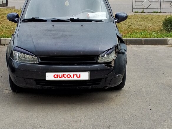 2007 Lada (ВАЗ) Kalina I, фиолетовый, 100000 рублей - вид 1
