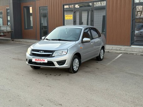 2015 Lada (ВАЗ) Granta I, серебристый, 520000 рублей, вид 4
