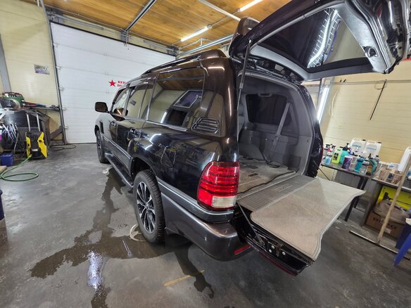 2003 Lexus LX 470 II Рестайлинг, чёрный, 1820000 рублей - вид 12
