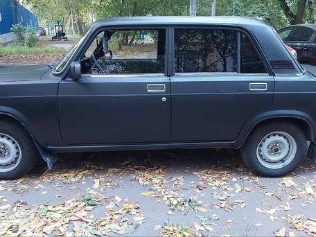 2005 Lada (ВАЗ) 2107, чёрный, 150000 рублей, вид 5