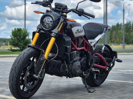 2021 Indian FTR 1200, пурпурный, 1477496 рублей, вид 4