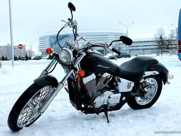 2009 Honda Shadow 750, чёрный, 403381 рублей - вид 1