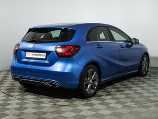 2016 Mercedes-Benz A-Класс 180 III (W176) Рестайлинг, голубой, 1599700 рублей, вид 5