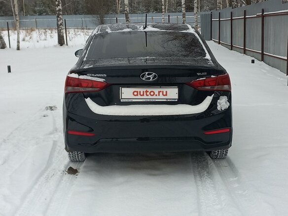 2018 Hyundai Solaris II, чёрный, 1100000 рублей - вид 1