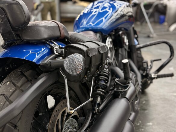 2018 Indian Scout, синий, 950000 рублей - вид 11